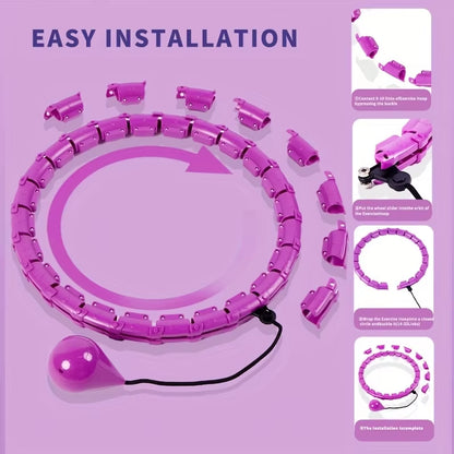 Argola de Pilates com Peso Infinity – Fitness Portátil para Casa para Mulheres