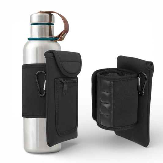 Bolsa tipo sleeve magnética para garrafa de água de academia